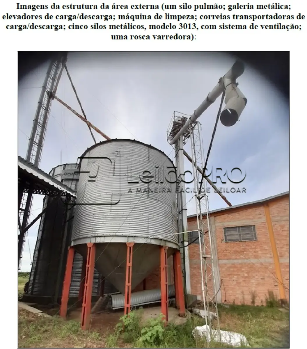 LOTE 001 - ESTRUTURA PARA SECAGEM E TRATAMENTO DE SEMENTES