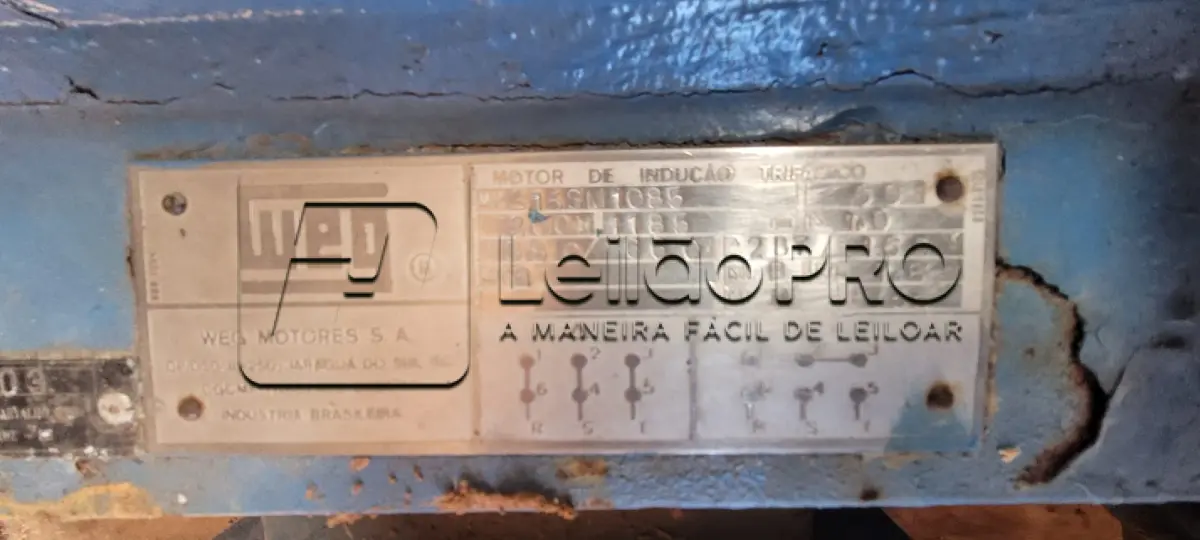 LOTE 001 - MOTOR DE INDUÇÃO INDUSTRIAL