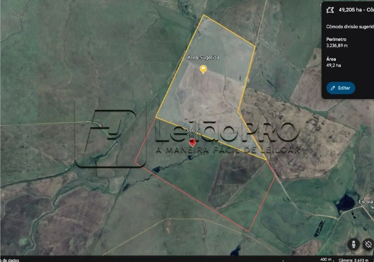 LOTE 001 - FRAÇÃO DE CAMPO (49,205ha)