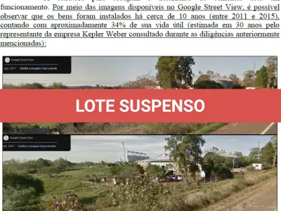 LOTE 001 - ESTRUTURA PARA SECAGEM E TRATAMENTO DE SEMENTES