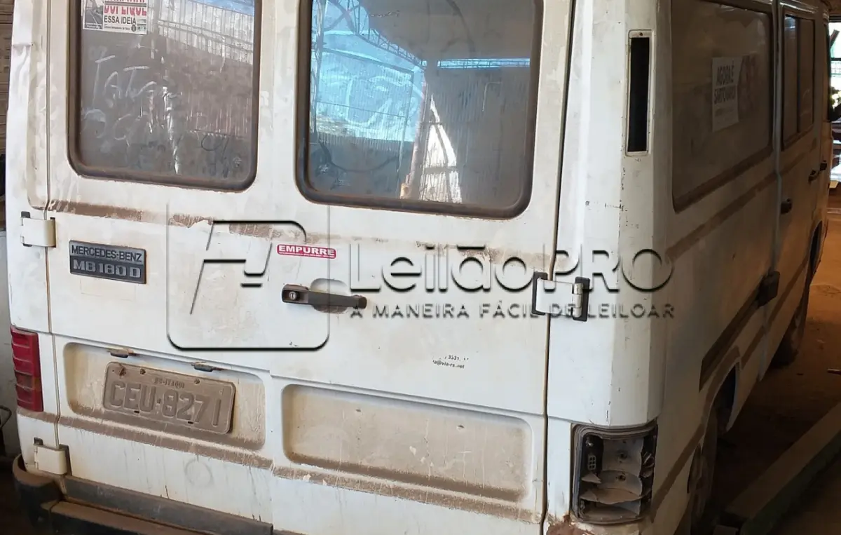 LOTE 001 - MICRO-ONIBUS I/MERCEDES BENZ MB 180D