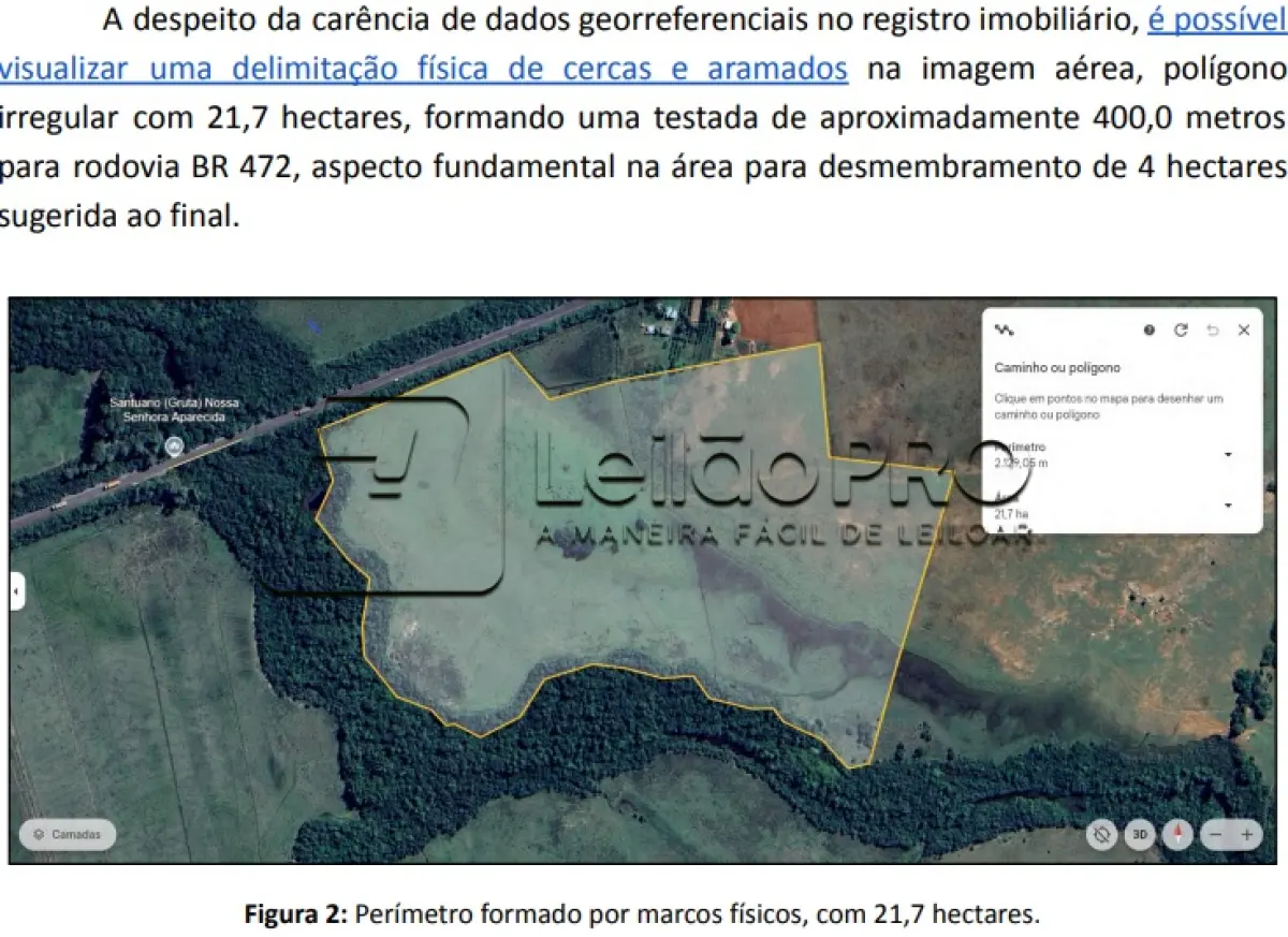 LOTE 001 - IMÓVEL: 04 HECTARES