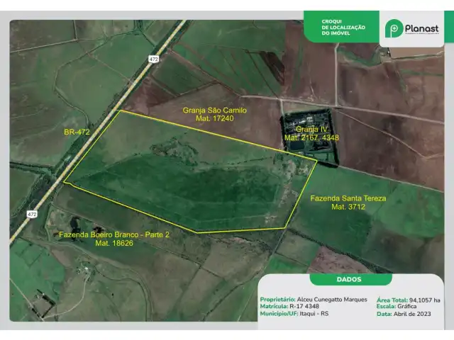 ALIENAÇÃO POR INICIATIVA PARTICULAR - VENDA DIRETA - IMÓVEL - ITAQUI/RS