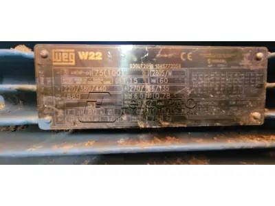 LOTE 001 - MOTOR DE INDUÇÃO INDUSTRIAL