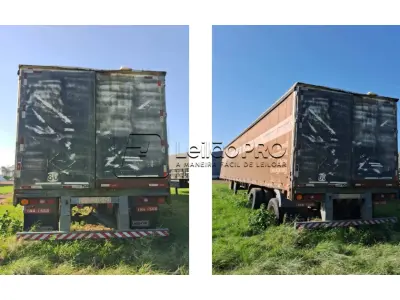 LOTE 001 - UMA CARRETA SEMI REBOQUE TIPO SAIDER