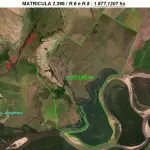 LOTE 001 - Fração de campo com aramados correspondentes, com a área de 1.877ha12a07ca, localizada no Município de Itaqui/RS